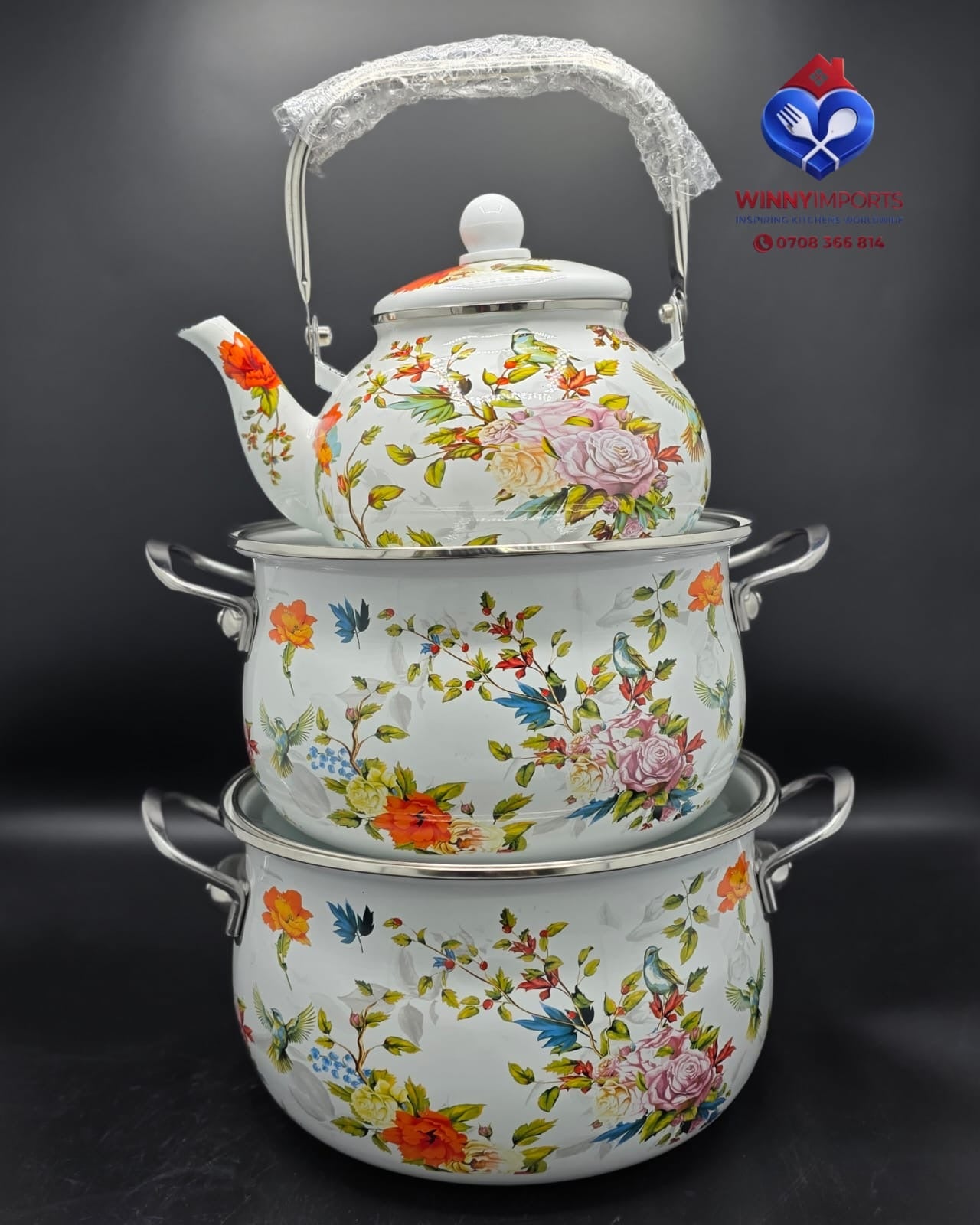 Enamel cookware set