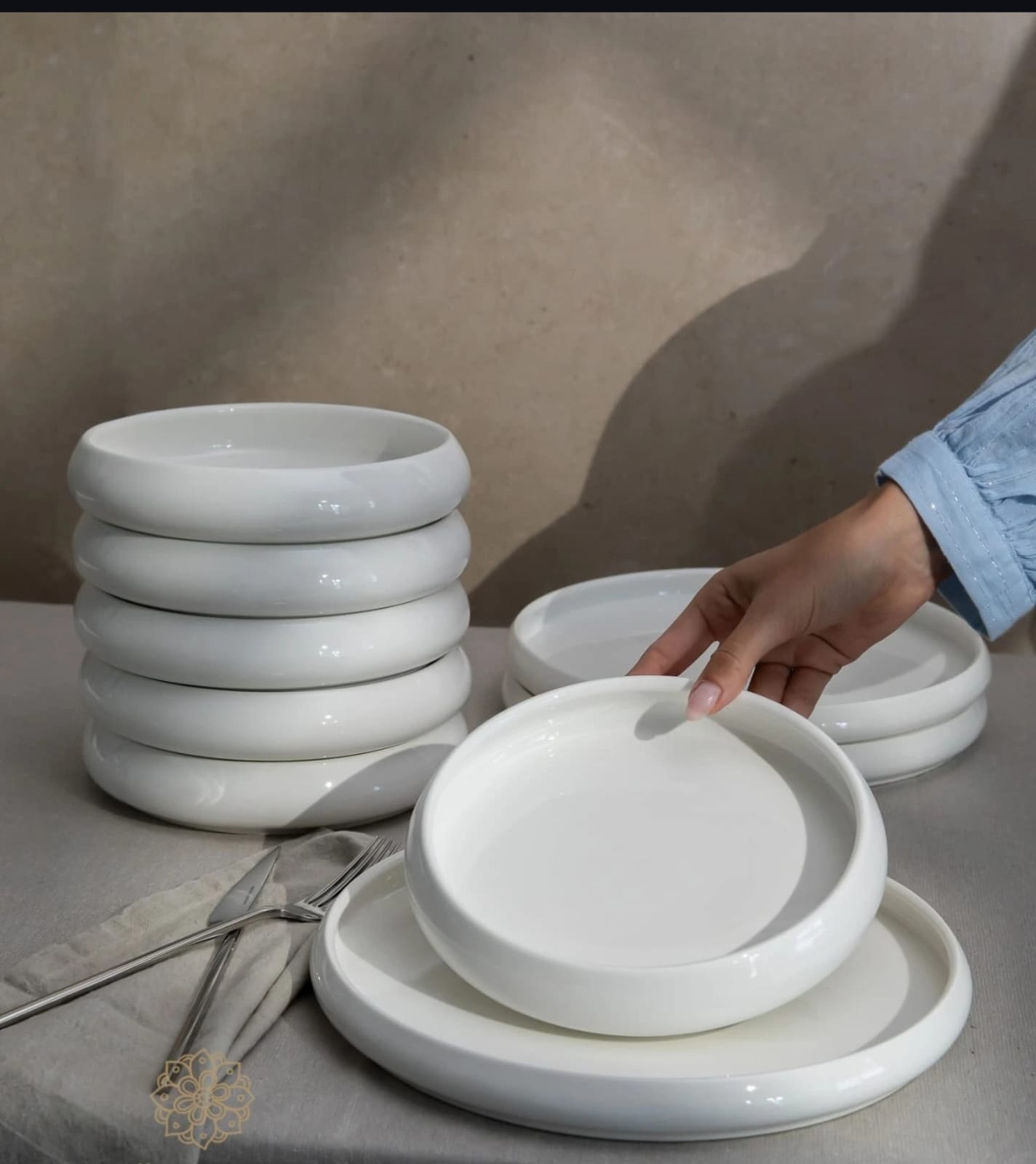 24pcs chubby dinnerset