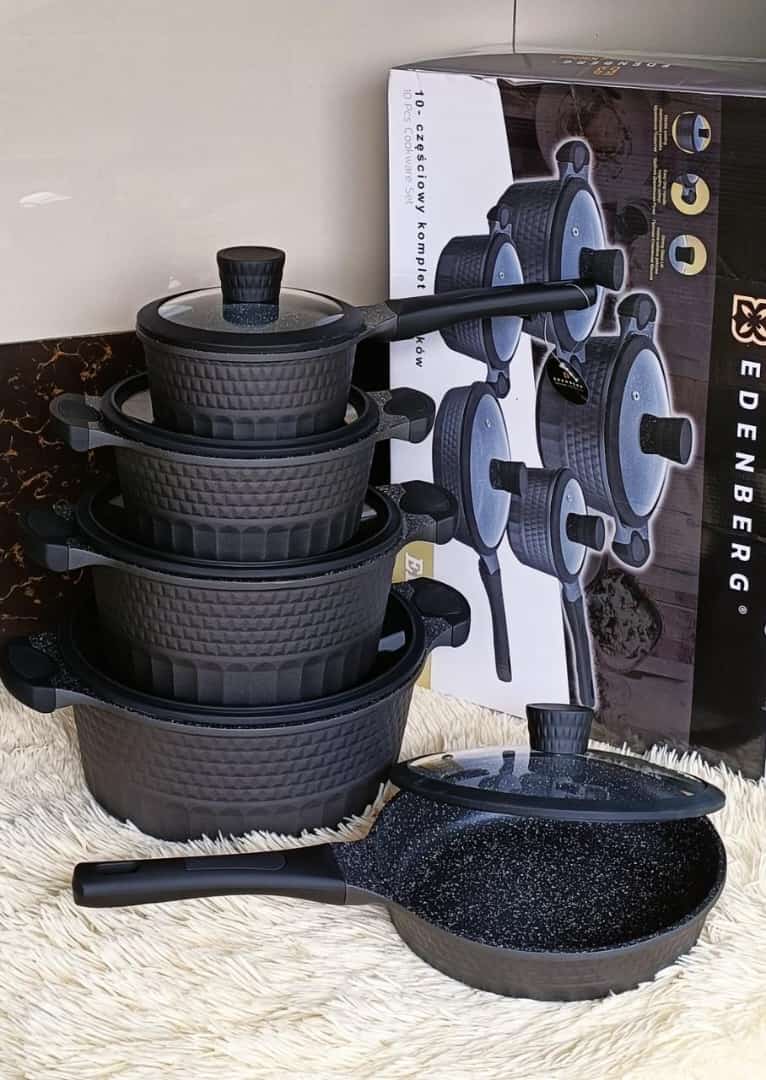 10pcs Edenberg nonstick cookware