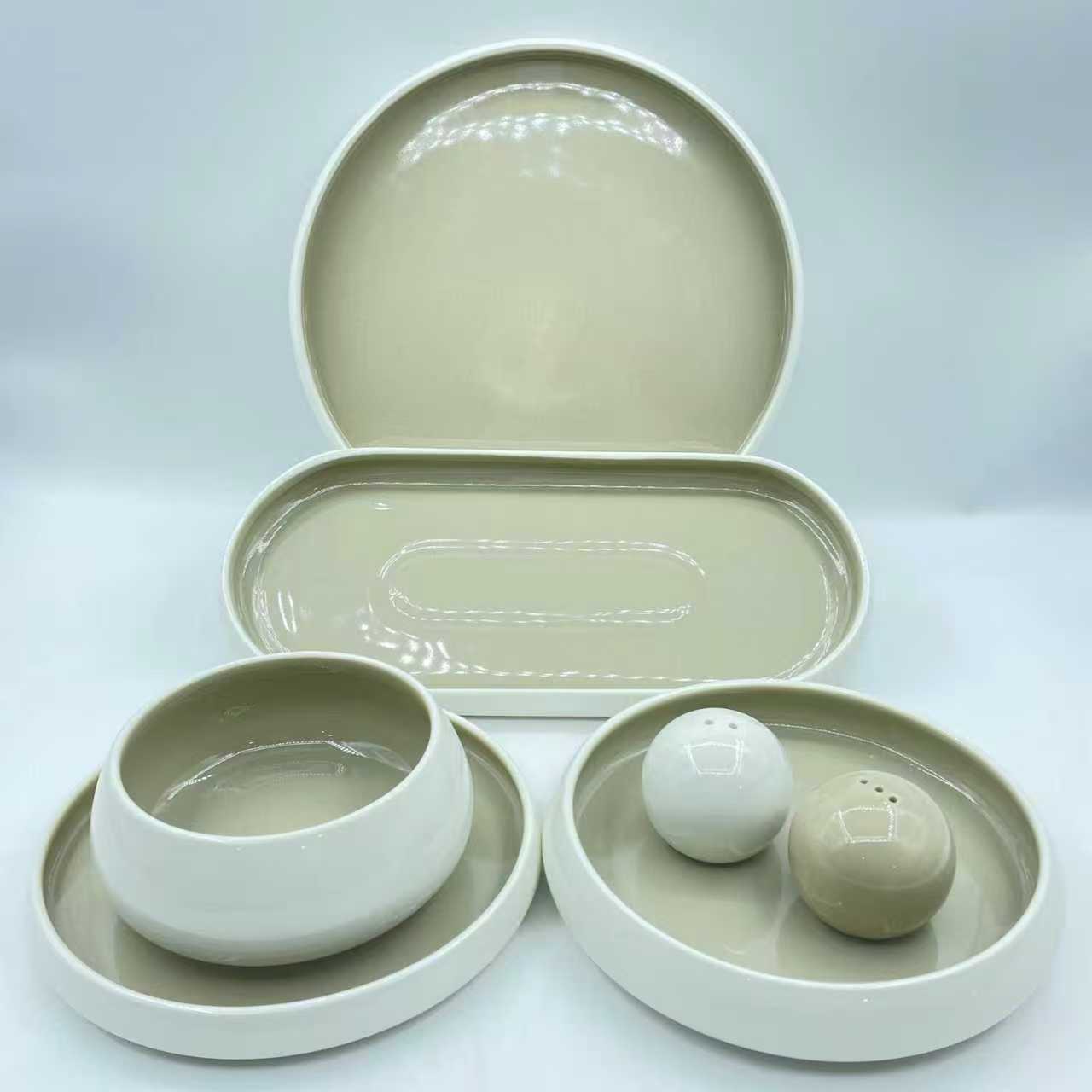 27pcs chubby dinner set
