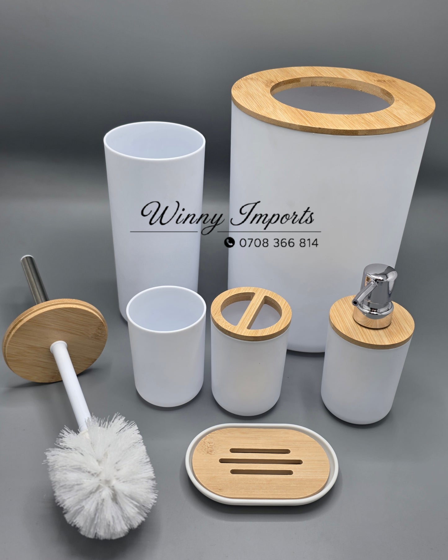 6pcs bathroom set