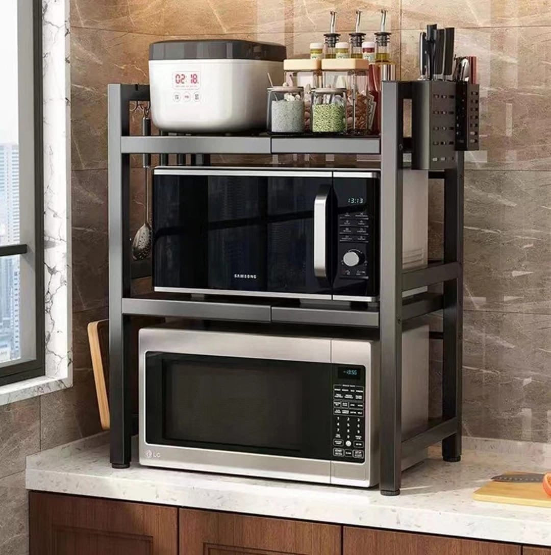 2 tier microwave stand