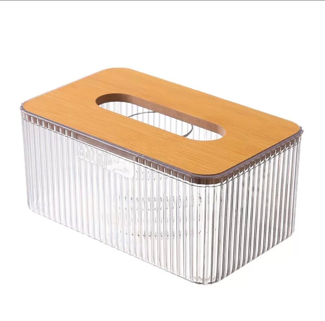 Servitte holder with bamboo lid