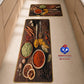 2 pcs rubber  kitchen mats