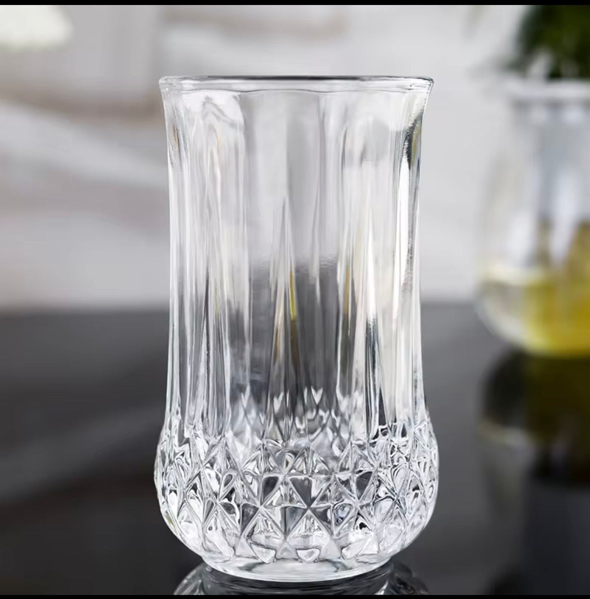 Diamond long glasses 6pcs