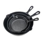 3 pieces cast iron pan