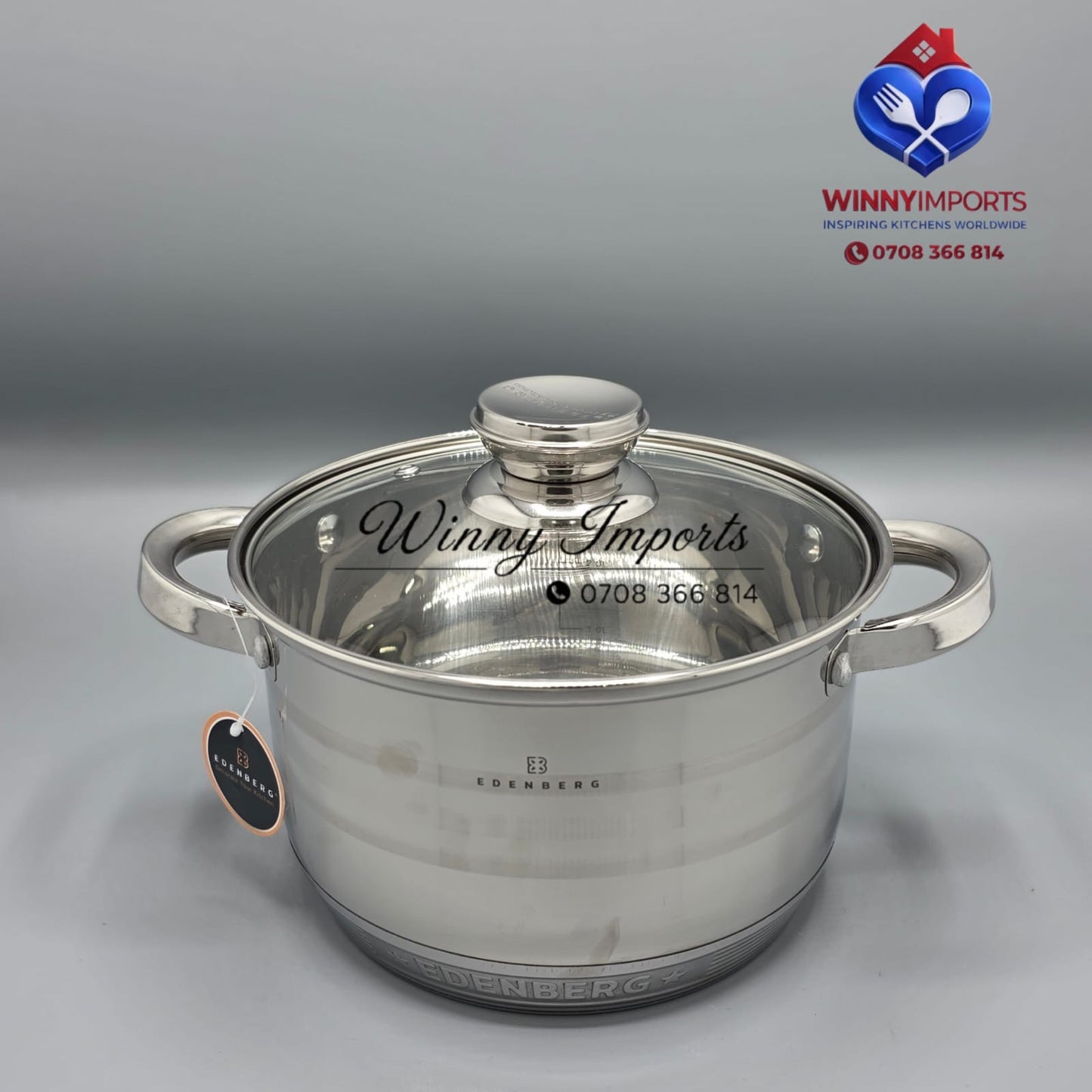 12 pieces edenberg stainless