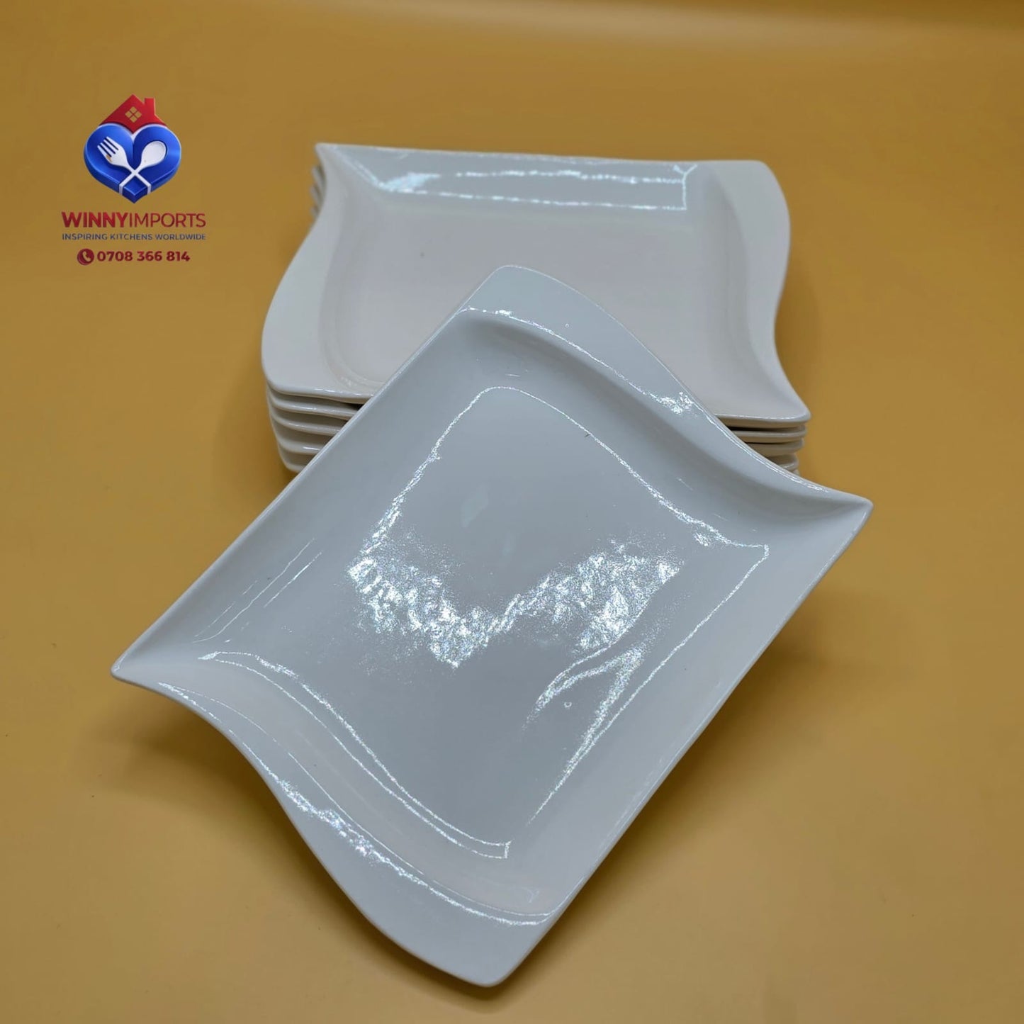 30 pcs wavy dinner set