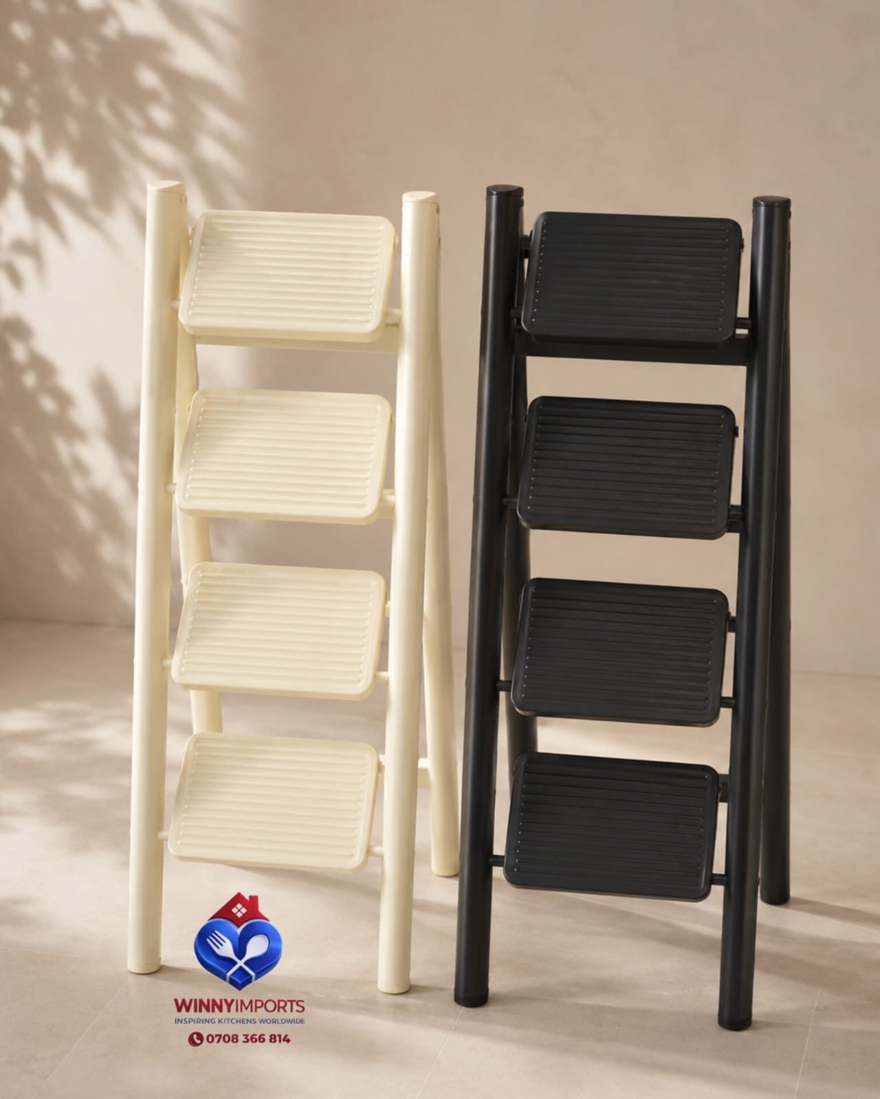 4 tier foldable ladder