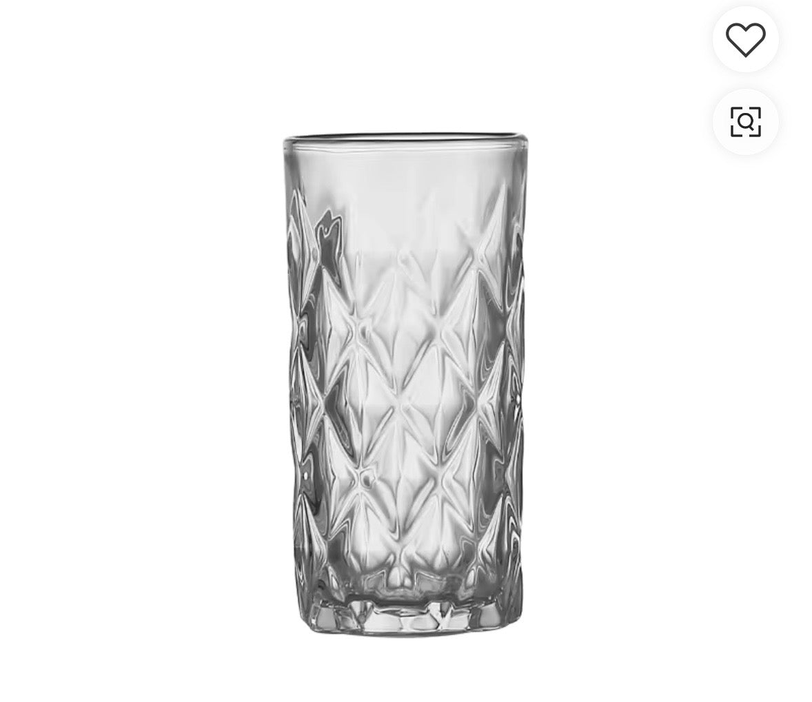 6 pcs water glasses