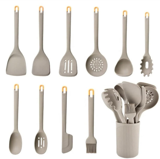 11 pcs Quality silicone spoons