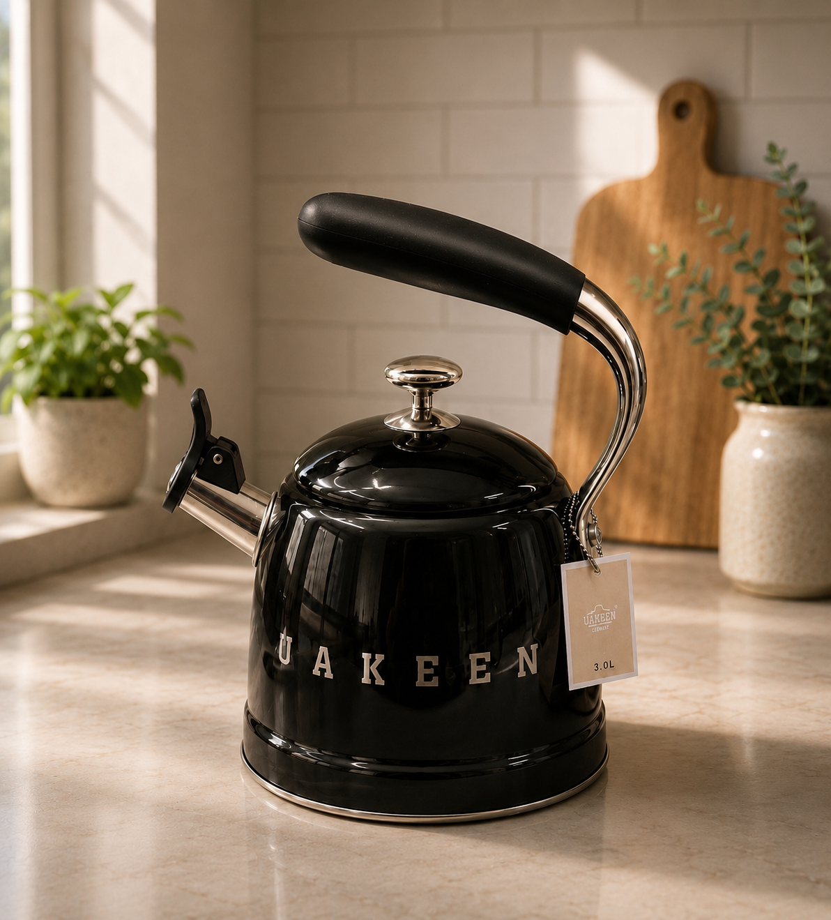 Uakeen whistling kettle