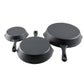 3 pieces cast iron pan