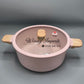Cast marble ceramic aluminum pots