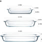 3 pcs borosilicate glasses