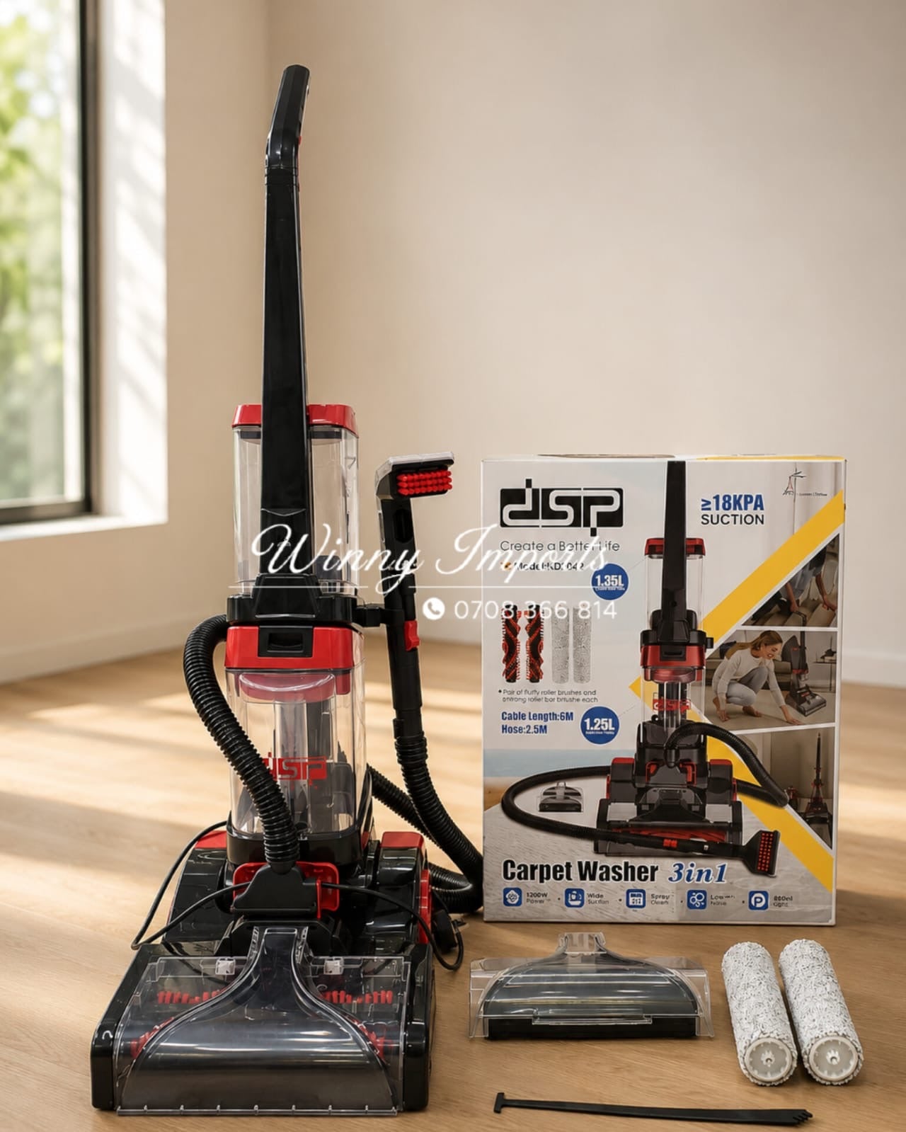 Dsp wet and dry vacuum cleaner