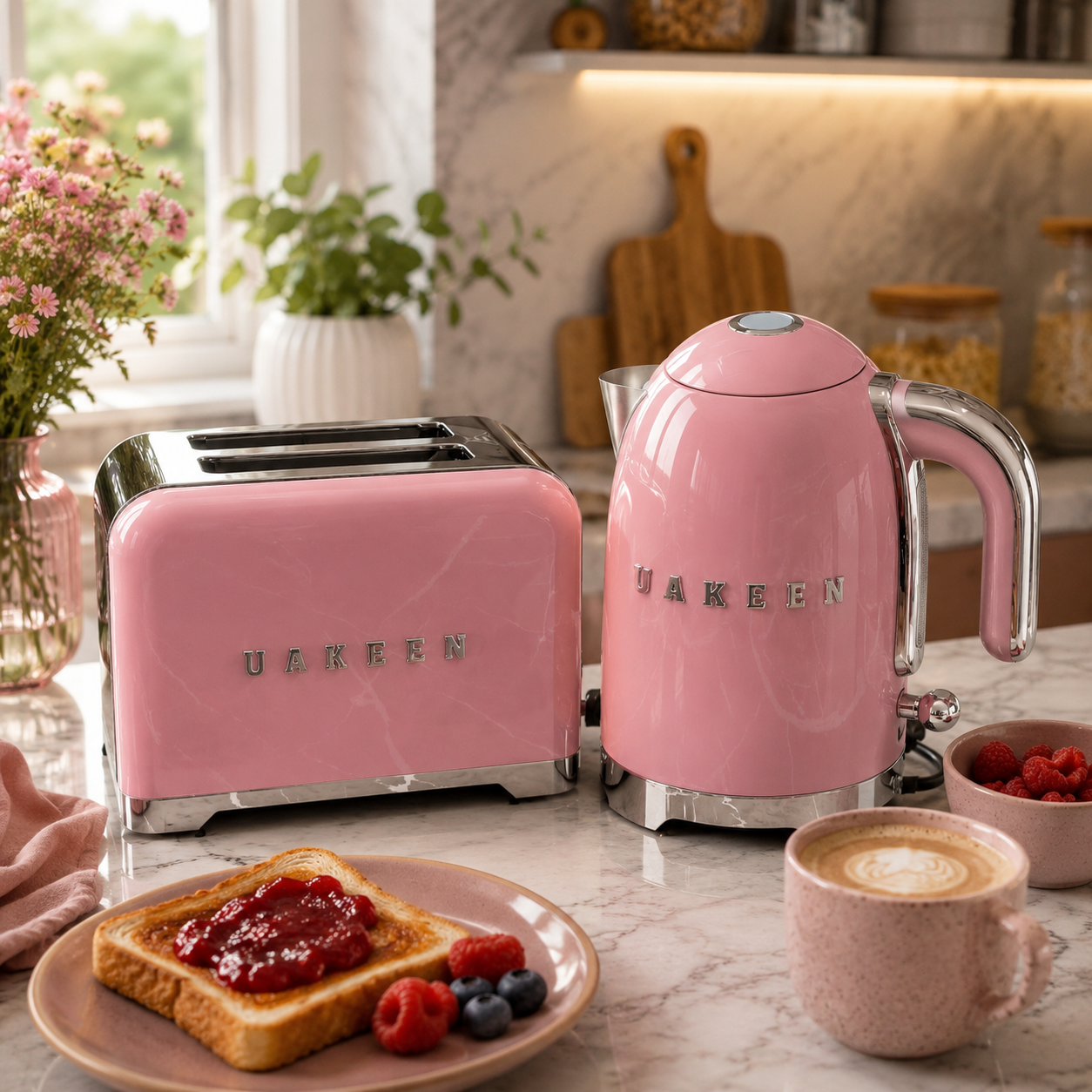 Uakeen toaster&kettle