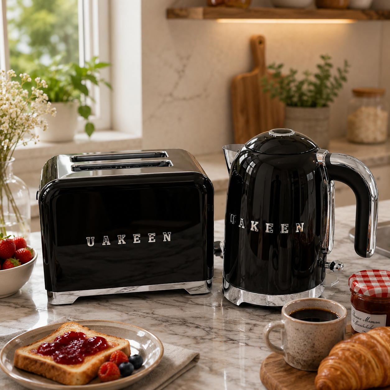 Uakeen toaster&kettle