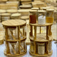 10 pcs spice jar with a rotating stand