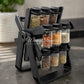 18pcs rotating spice jar