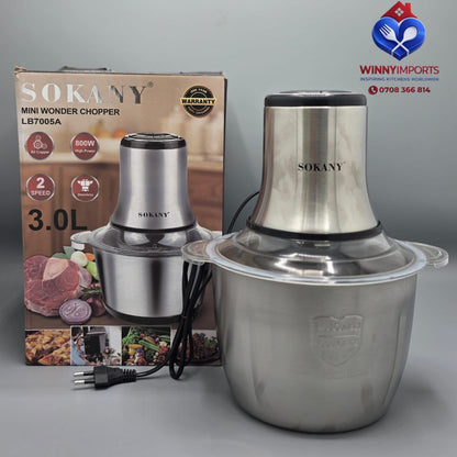 Sokany electric chopper