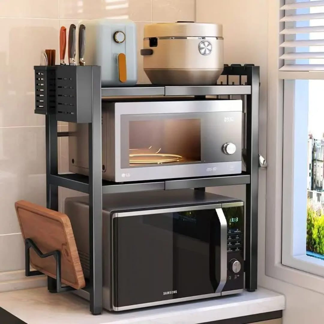 2 tier microwave stand