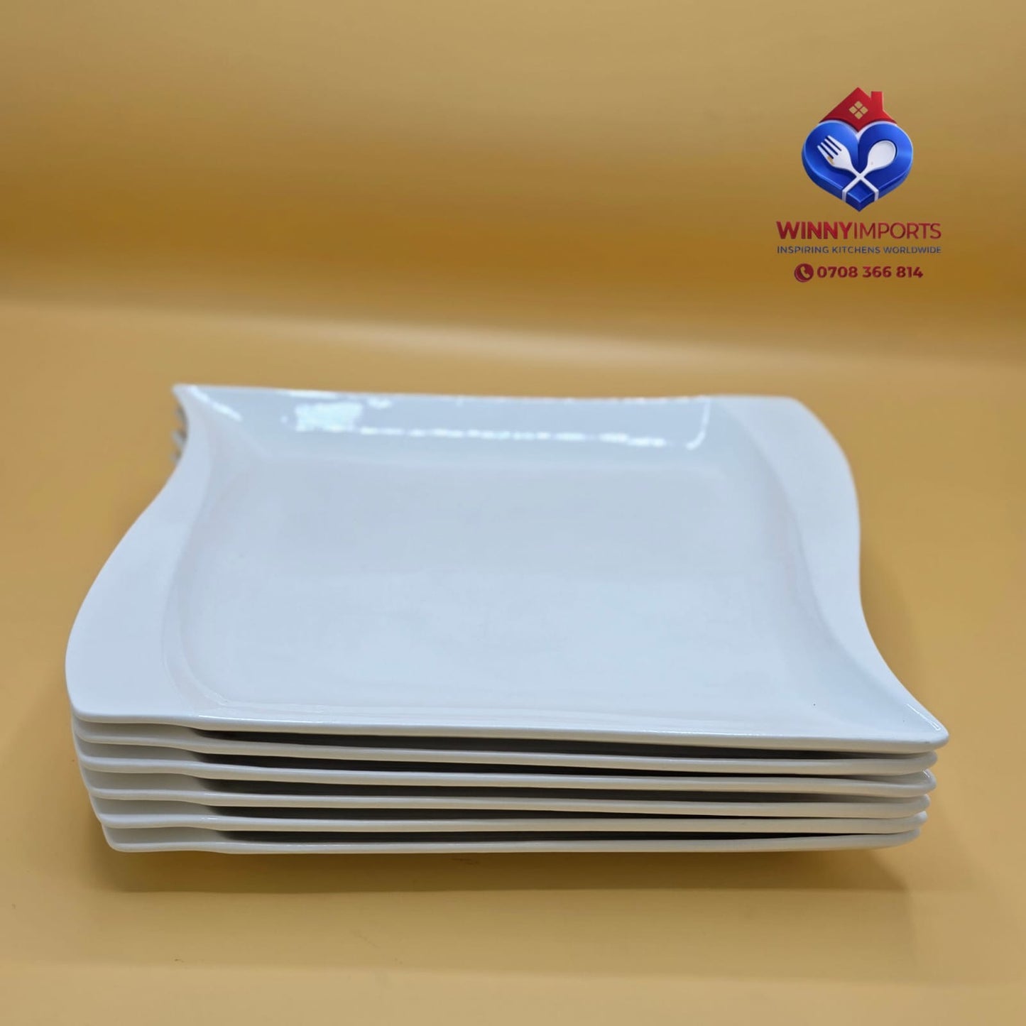 30 pcs wavy dinner set