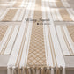 Table runner with 6 mats