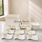 30 pcs wavy dinner set