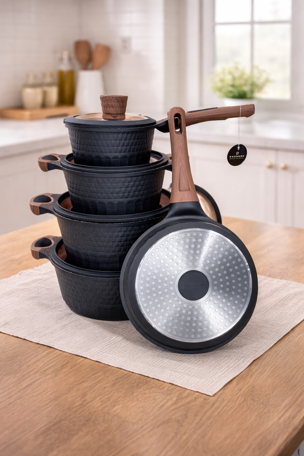 10pcs Edenberg nonstick cookware