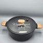 Cast marble ceramic aluminum pots