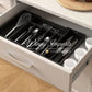 Expandable plastic cutlery  organizer