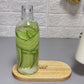Glass storage bottle