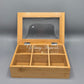 Bamboo tea bag organiser