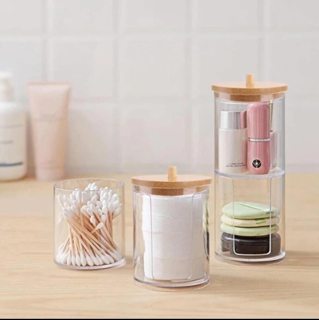 2 in 1 cotton bud/ear buds organizer