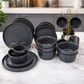 24pcs grey dinner set