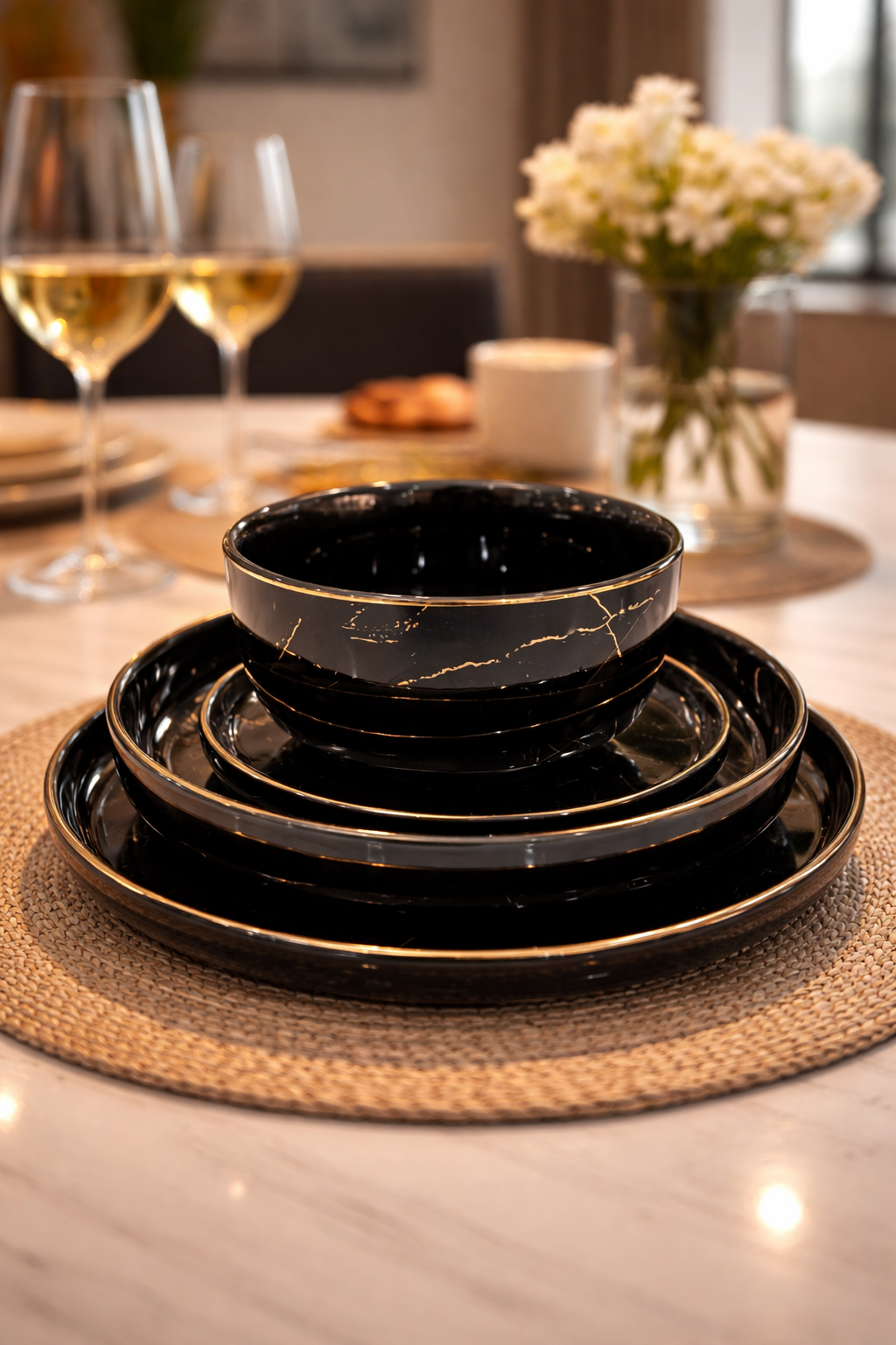 24 pieces dinner set