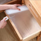 Clear drawer liner