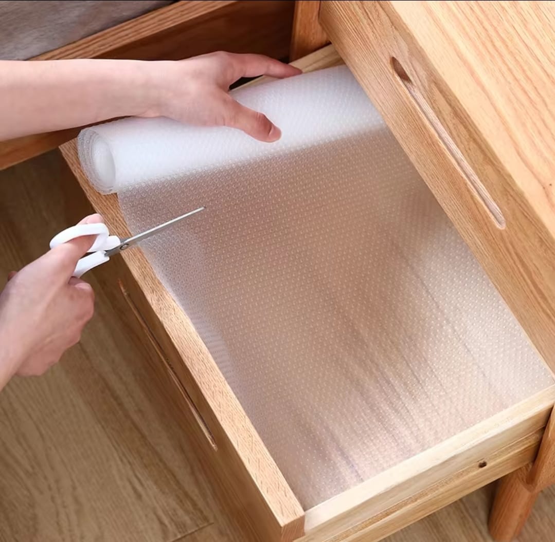 Clear drawer liner