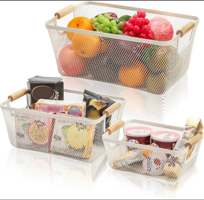 3 in 1 plastic mesh basket