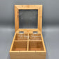 Bamboo tea bag organiser