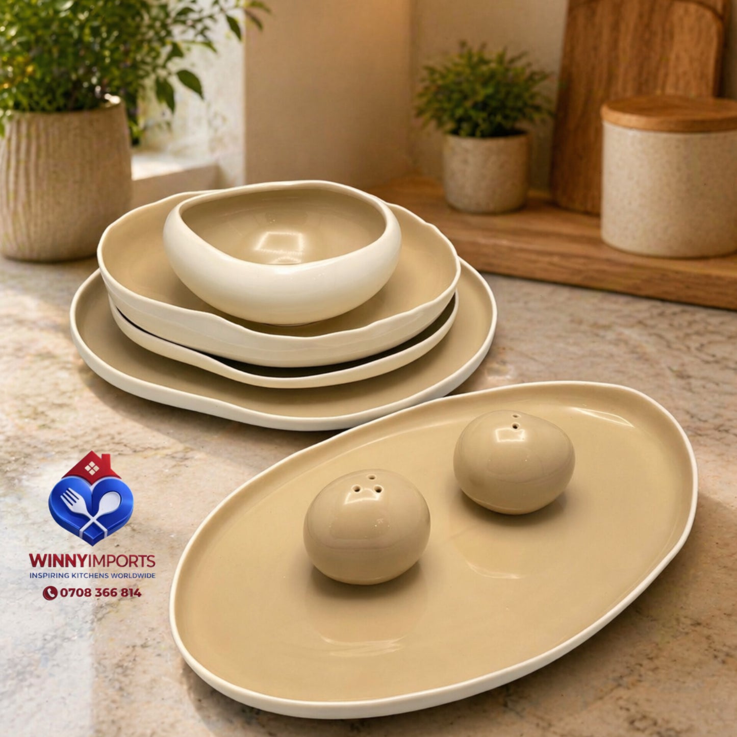 27 pcs irregular dinner set