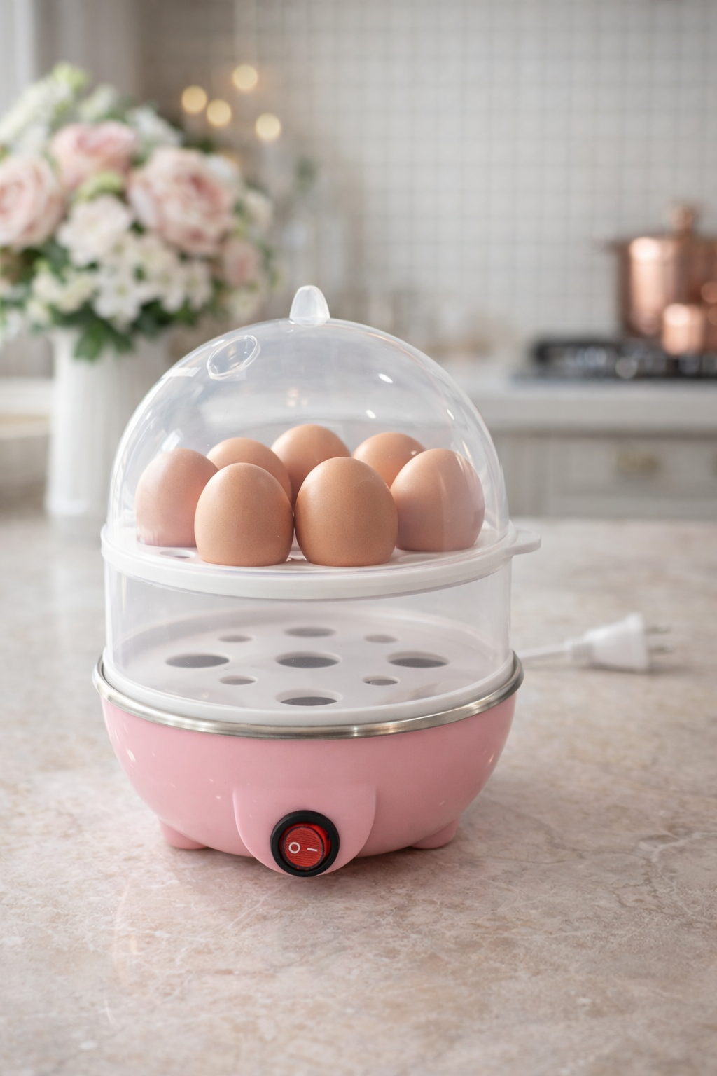 Double egg boiler