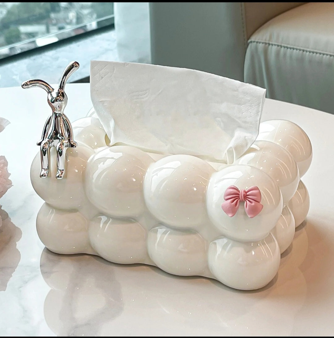 Bubble servitte holder