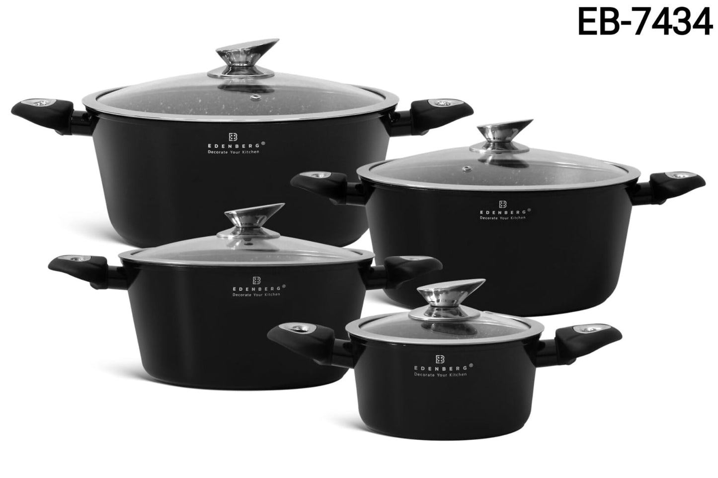 8pcs edenberg nonstick cookware