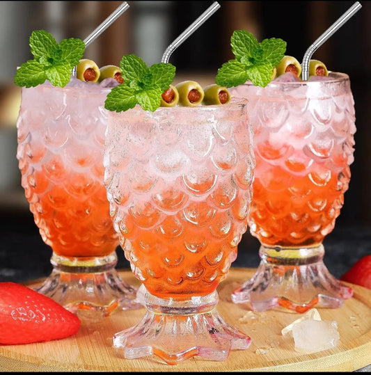 6 pcs scale glasses