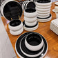 24pcs chubby dinner set