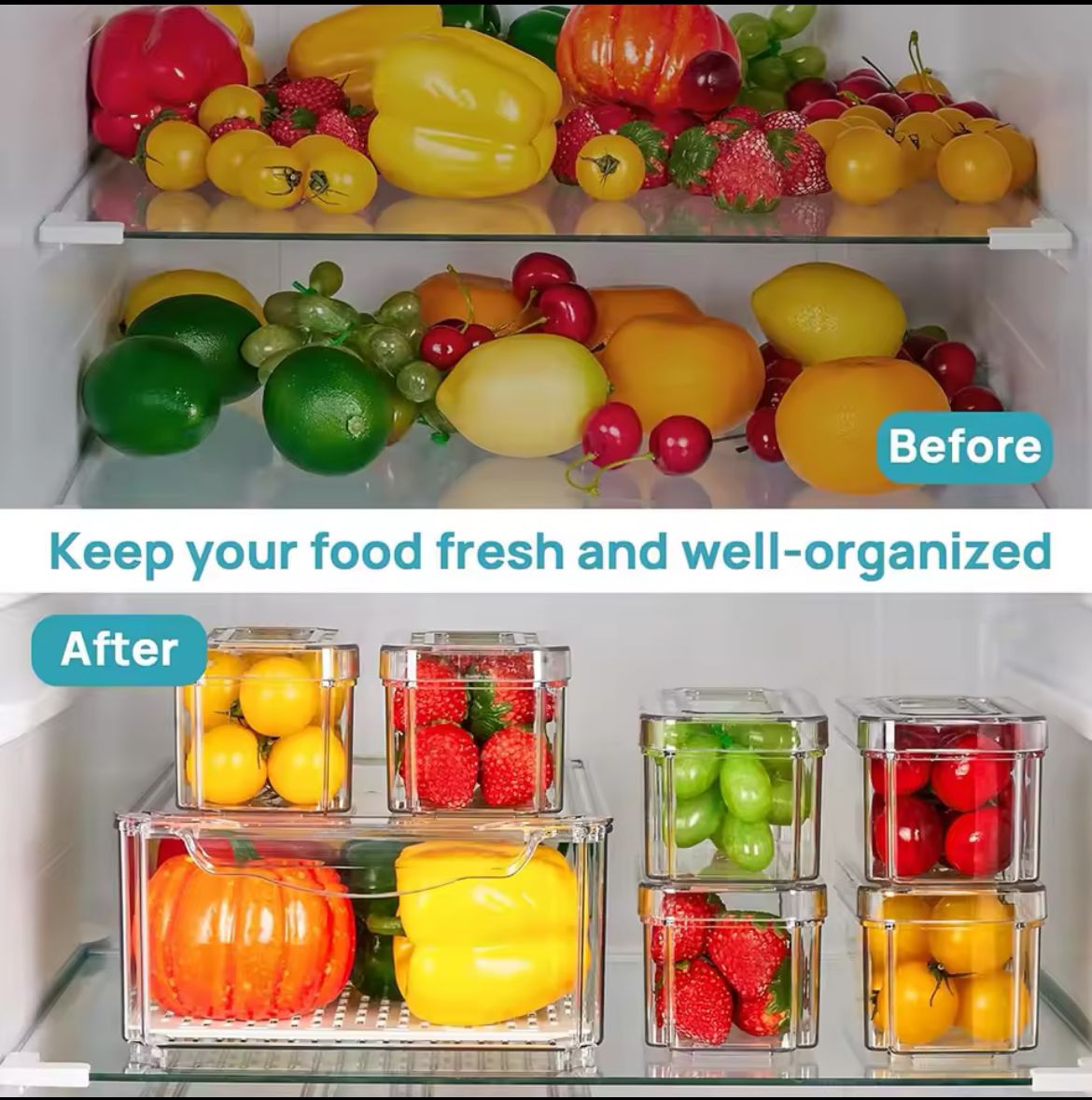 7 in 1 fridge organiser