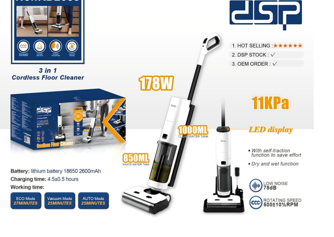 3 in 1 cordless vacuum cleaner