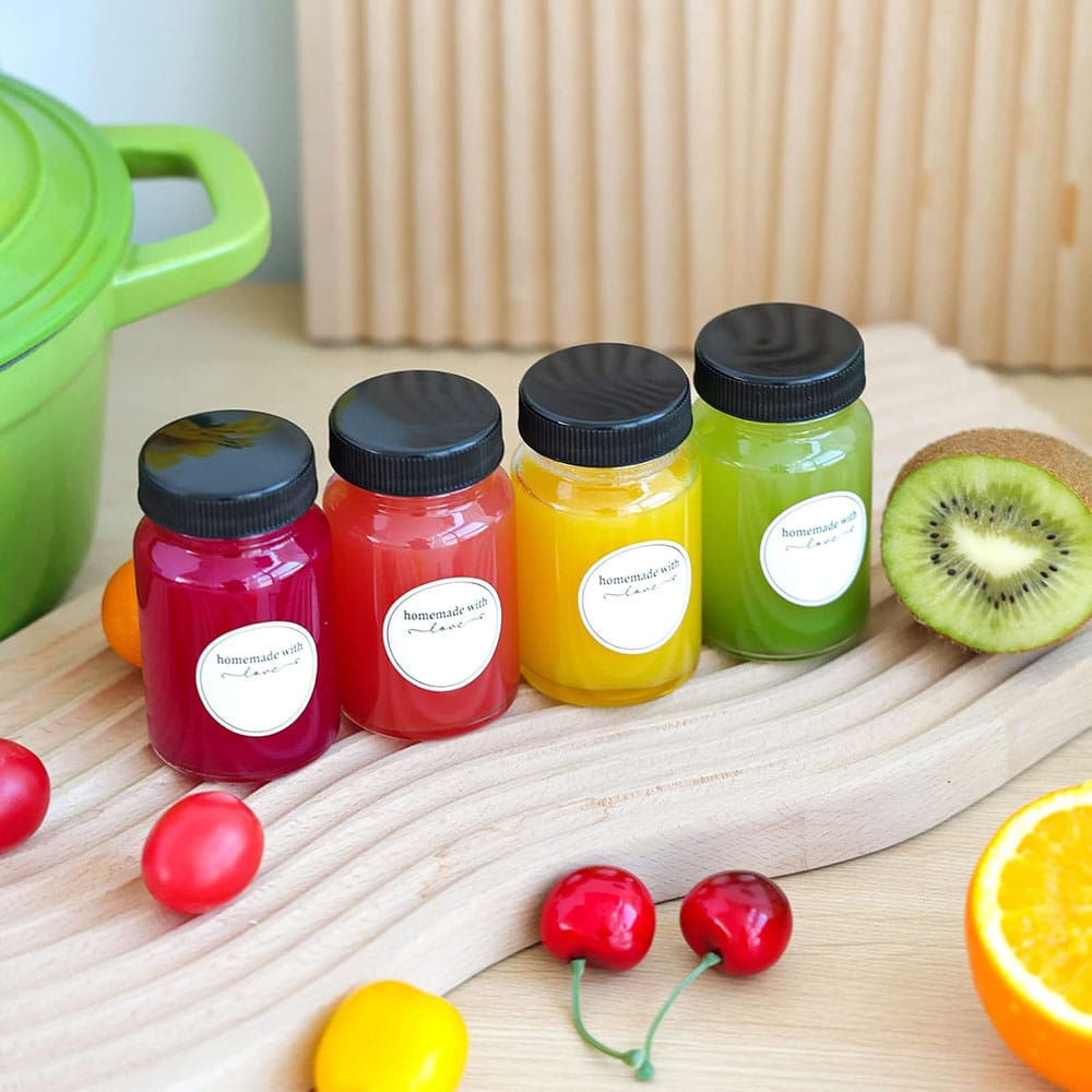 6pcs ginger shot bottles